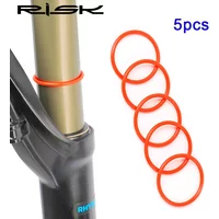 RISK 5pcs Bicycle Front Fork Suspension Circle for Outer Diameter 32mm 34mm 35mm 36mm Mountain Bike Road Bike Itinerary O-ring