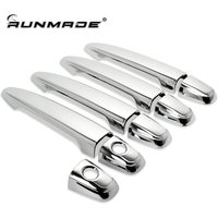 runmade 4 Chrome Door Handle Covers for Toyota 4RUNNER 2005-2008 / AVALON 05-08 / CAMRY 2007-2011 / SIENNA 05-2012 / TACOMA 2005
