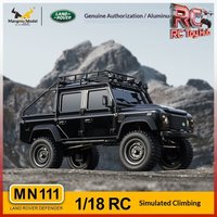 MangNiu MN111 1:18 Official Licensed Land Rover Defender 4WD RC Crawler Car Alloy Body Off Road Modified KIT Remote Control