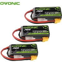 OVONIC 3S/11.1V 2200mAh 35C Lipo Battery For RC Helicopter Quadcopter FPV Racing Drone Parts 11.1V Battery