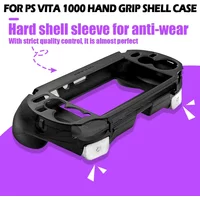 Black White For PS VITA 1000 PSV1000 Game Hand Grip Handle Holder Joypad Stand Case Shell Protect with L2 R2 Trigger Button