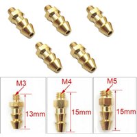 5pcs Rc Boat Brass Water Cooling Faucet/M4/M5 Thread Water Nipples Fuel Nozzles For Methanol Boat Marine