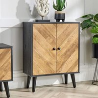 Black Storage Sideboard Cabinet for Living Room Furniture