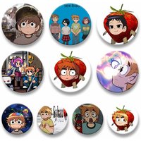 Cute Cartoon Ramona Flowers Kim Pine Brooch Fashion Jewelry Enamel Pins Anime Scott Pilgrim Takes Off Badge on Clothes Hat Gifts
