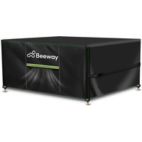 Beeway Garden Furniture Cover, Waterproof Patio Rattan Sofa Table and Chair Cover Set - 420D Oxford Fabric, Windproof - Rectangular