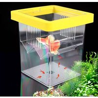 Double-Layer Betta Fish Separation Box Safe Nursery for Fry Aquarium Breeding Tank with Dividers