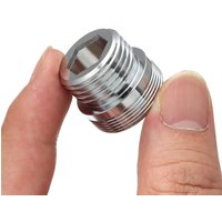 With washer Aerator Adapter Metal Kitchen Faucet Tap Aerator Connector Water Saving Adaptor Outside Thread