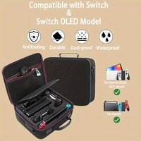 Hard Shell Carrying Bag For Switch Console & Accessories&Game console storage bag,Large Carrying Case For Switch/ OLED