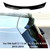 Car Rear Trunk Roof Lip Spoiler For VW Golf 7/ 7.5 MK 7/ 7.5 GTI R GTD 2013-2019 MAX Spoiler Tail Wing Body Kits Car Accessories