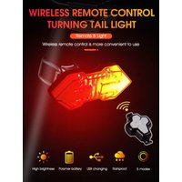 AliExpress West Biking WEST BIKING USB Rechargeable Bike Turn Signal Light Remote Control Direction Indicator with Horn MTB Cycling Taillight