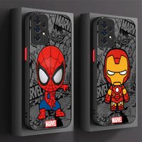 Cute Marvel Spider-Man Case For Samsung Galaxy A17 A07 A54 A05s A05 A34 A24 A14 A73 A53 A33 A23 A13 A72 A52 A52s A32 A22 A12