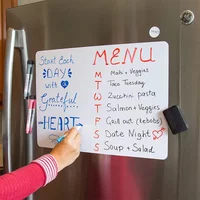Dry Erase Board Refrigerator Magnet A3 A4 A5 WhiteBoard Magnetic Marker Sheet Kitchen Erasable Flexible Fridge Memo Grocery List