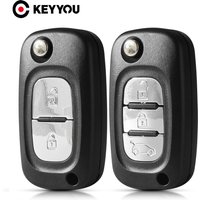 KEYYOU 1PCS 2/3 Buttons Car Key Case for Renault Fluence Clio Megane Kangoo Modus Auto Key With NE73/VA2 Blade