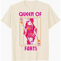 Queen of Farts Embarrassing Joke Humor Printed T-shirt Women Casual T Shirts Short Sleeve Tops Women Summer Soft Clothing