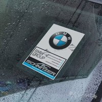1pc For BMW M Power I3 G08 F15 F16 G20 E34 F94 F95 G30 G11 G12 E36 Static Car Head Glass Stickers Decorative Emblem Vinyl Decal