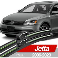 For VW Jetta MK5 MK6 MK7 2006-2023 Front Windshield Wiper Blades 2x Windscreen Window Accessories 2007 2009 2010 2012 2018 2019