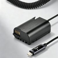 Batmax DMW-BLK22 DCC17 DCC12 Dummy Battery with PD 9V USB-C Port for Panasonic LUMIX DC-S5,DC-S5K,GH5 II,GH6,S5M2, S5M2X, GH5M2
