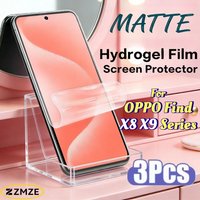 3 Pieces Matte Hydrogel Films for OPPO Find X9 X9S Pro X9+ X9 Ultra Screen Protectivel Film For OPPO Find X8 Ultra X8S + Series