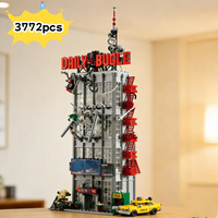 new 3772PCS Bricks Daily Bugle Building Compatible MOC Building Blocks Anniversary Sets Birthday Christmas Gifts