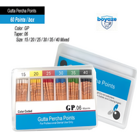 5BOX Dental Gutta Percha Points GP 02/04/06/F #15-40 Taper Fiber Tips Dentist Root Canal Endo Filling Cone Pole With Scale