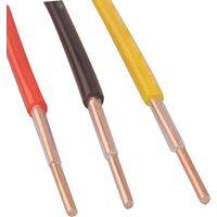 Grey Knight 2.5/4mm ² OFC power cord single copper wire high-temperature resistant bulk internal cable Red/Yellow/Black