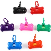 Bone Shaped Pet Garbage Bag Dispenser for Dogs Carrying Cleaning Supplies When Going Out