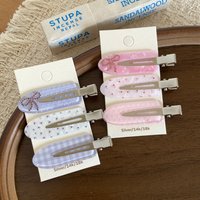 Rhinestone Floral Hair Clips Set No Slip Side Clips Colorful Hairpins with Bow Multicolor Hairpins Sets Girl Hair Accessoires