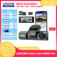 Upgrade AZDOME M550 Pro Dash Cam 4K Front Dashcam Auto 5.8Ghz Wi-Fi GPS G-sensor Car DVR 6 IR Night Vision Parking Monitor image 4