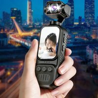 5MP Multi-Function Pocket Camera HD Image Stabilization Vlogging Outdoor Handheld Action WiFi Recorder Rotatable Lens Flash