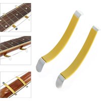 2Pcs Guitar String Splitter Rubber Coated Guitar String Spreader Portable Metal String Spreader for Guitar Maintenance