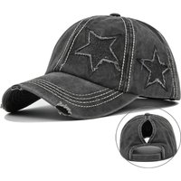 New Star Washed Denim Hole star Baseball cap Snapback Hats Autumn Summer fishing Hat Men Women Caps Casquette hats Gorras