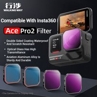 Filtr do kamery sportowej Walking Way do Insta360 Ace Pro1/2, zestaw filtrów CPL, polaryzator, filtr ND8/16/32/64, akcesoria do obiektywów z filtrem redukującym światło.