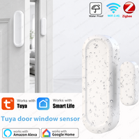 IP65 Tuya Zigbee WLAN Tür- und Fenstermagnetsensor Drahtlose Verbindung Smart Home Schutz Wasserdichte Türdetektoren Automatisierung