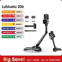 Lubluelu 45000PA Cordless Vacuum Car Cleaner Handheld Smart Home Dust Cup 50 Mins Dust Cup Runtime Household cleaning
