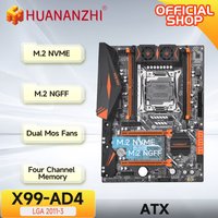 HUANANZHI X99 AD4 LGA 2011-3 XEON X99 Motherboard support Intel E5 2640 2666 2670 2678 2696 V3V4 DDR4 RECC NON-ECC NVME SATA RU