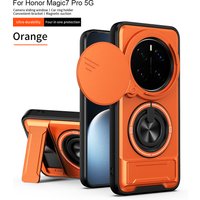 For Honor Magic7 Pro Case Honor Magic7 Pro Cover Phone Case Magsafe Magnetic Fold Holder Military Armor Camera Protection Cover