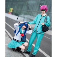 KK56Anime Saiki Kusuo The Disastrous Life K.-Nan Cosplay Costume Saimu Kuzuo Glasses Headwear Wigs Teruhashi Kokomi School Unifo