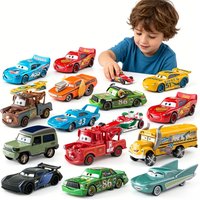 Boy Cars Toy Disney Pixar Cars Lightning McQueen Mater Harvester Frank 1:55 Diecast Metal Car Model Toy Children's Birthday Gift