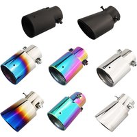 Automobile tail throat stainless steel muffler tail throat tail gas cover exhaust pipe modification special tail throat tail gas