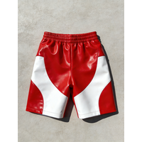 Latex Catsuit Rubber Cool Handsome Unisex Fashionable Shorts, Cosplay, no needles or threads.
