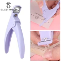 Professional U-shaped Nail Clipper Extension Trimming Scissors Acrylic French False Nail Tips Edge Cutter Manicure Pedicure Tool