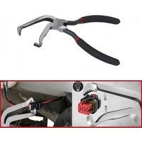Automotive Electrical Connector Removal Pliers Fuel Filter Hose Disconnect Tool Angled Head for Cutting Wires Tubing Power Cable