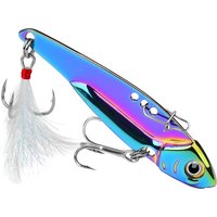 Iridescent VIB Lure Long Cast All-Water Vibration Metal Lure 5g 7g 12g 15g 20g 3D Eyes Lifelike Swimming Weed Guard 50% Off