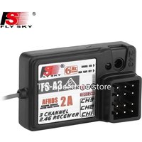 2PCS Flysky FS-A3 Waterproof AFHDS2A 2.4G 3CH Receiver for Flysky GT2E GT2G Transmitter RC Car Boat