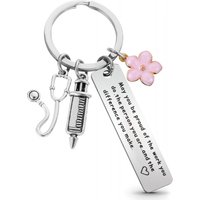 Nurse Keychain Gift for Women, Nursing Student Graduation Present for Future RN, Nurse Appreciation Week Accessories