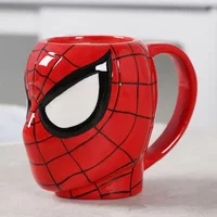 Marvel the Avengers Superhero Series Large Capacity Ceramic Mug Creative Coffee Mug for Boys & Girls Spider-Man Iron Man Gift