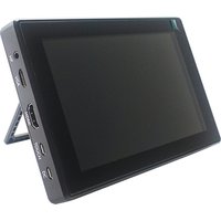 Waveshare 7-inch IPS Capacitive Touch Screen for Raspberry Pi 4B/3B HDMI Display with Tempered Glass(1024X600)