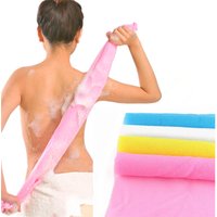 1Pcs Japanese Body Wash Towel Beauty Skin Exfoliating Cloth Washcloth Nylon Bath Towel Skin Polishing Towel Body Back Scrubber