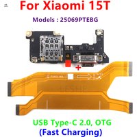 For Xiaomi 15T USB Type-C 2.0 Charging Board Port Dock Connector + Main Board Motherboard SUB Flex Cable 25069PTEBG
