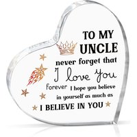 A gift for uncle, a Father's Day gift for niece's uncle - encouraging acrylic souvenirs